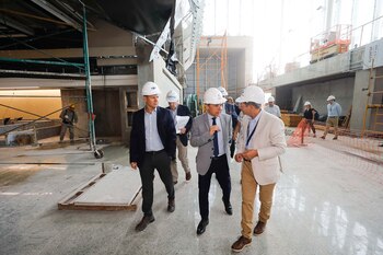 El ministro estuvo acompañado por