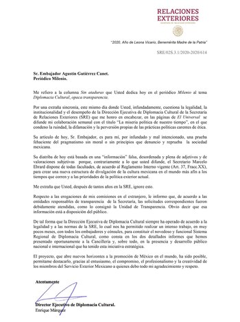 Foto: contestación a Agustín Gutiérrez