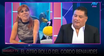 Alfredo Benavides asegura que tuvo miedo de trabajar con Magaly Medina. Captura: Magaly TV La Firme.