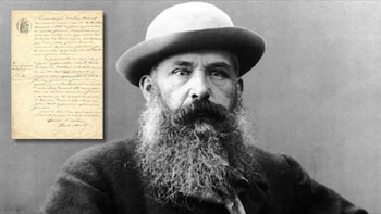 Una carta de Monet revela
