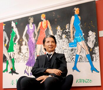 El diseñador japonés Kenzo Takada