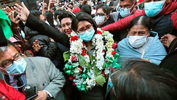 Eva Copa asumio la Alcaldia de El Alto portada