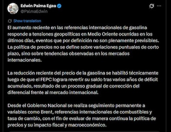 La reducción del precio en