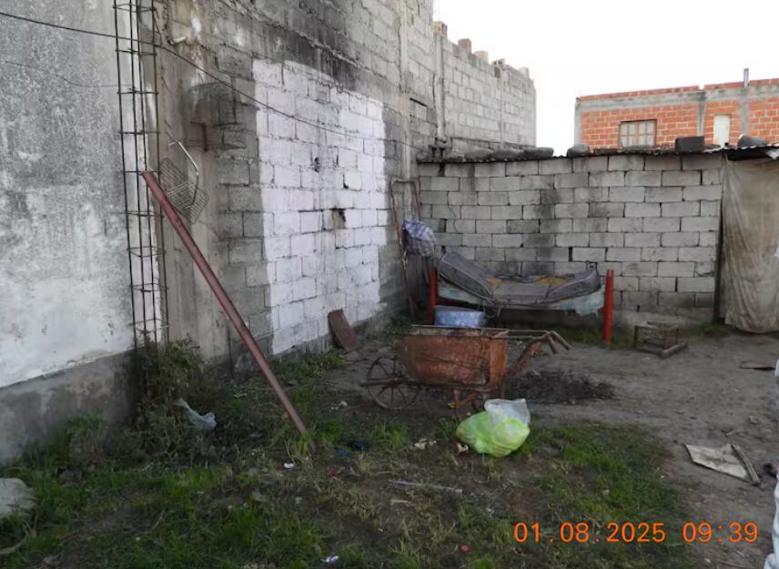 El patio de la casa de Jurado