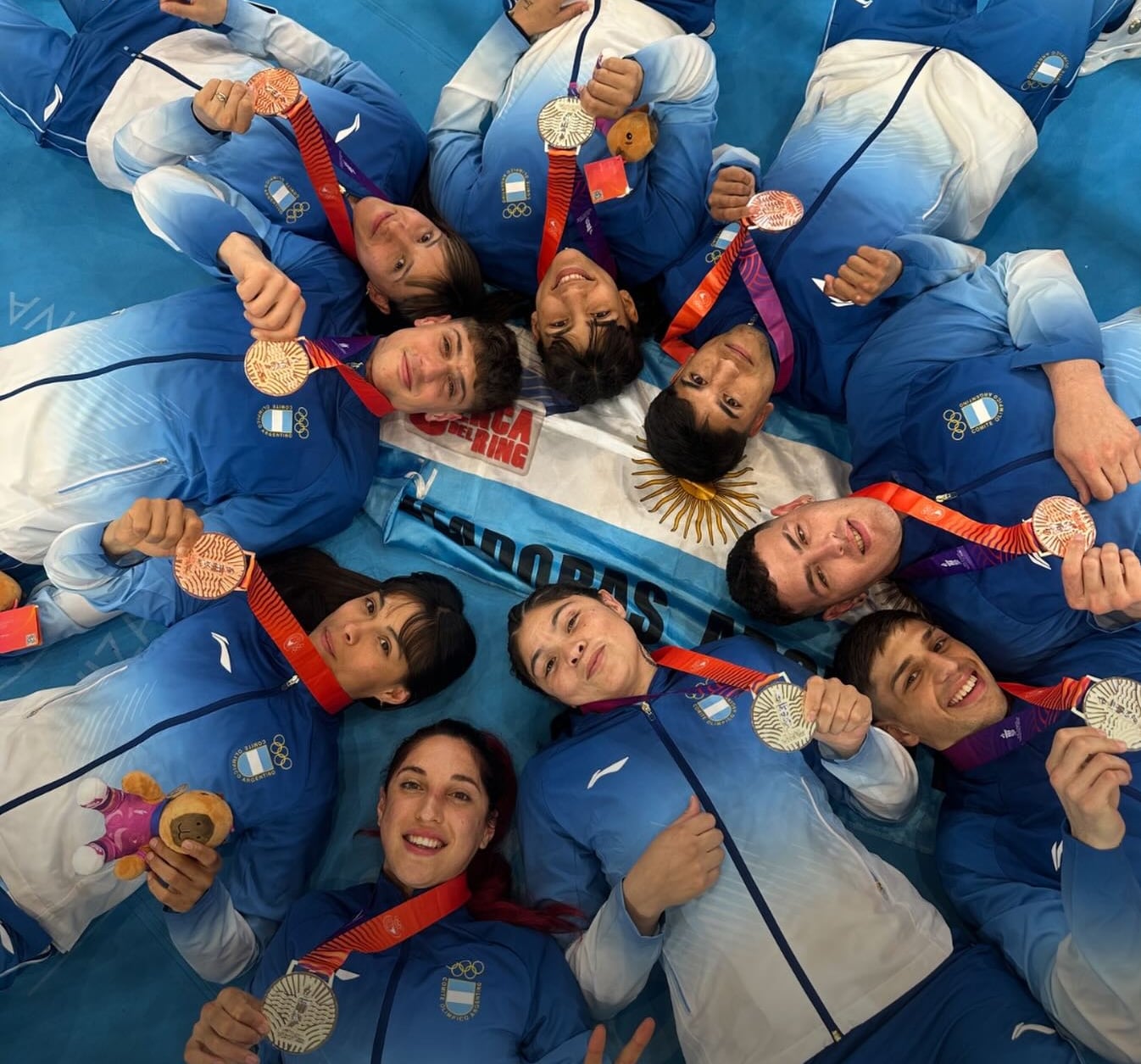 El equipo de boxeo argentino aportó medallas en los Juegos Suramericanos Santa Fe 2026 (Prensa COA)