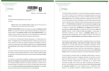 Las verificaciones preliminares incluyen una reconstrucción cronológica del viaje, la identificación de los integrantes de la comisión oficial, el análisis del equipaje visible en registros audiovisuales y estimaciones sobre el peso, el volumen y la viabilidad logística del supuesto transporte - cédito @penalyempresa/X