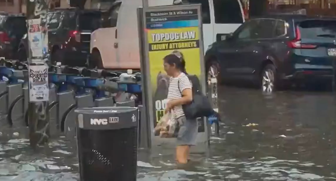 Se prevé que algunas lluvias puedan alcanzar los 50 milimetros. (Captura de video)