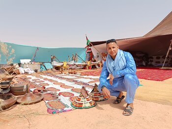 Said Abdalla, en los campamentos