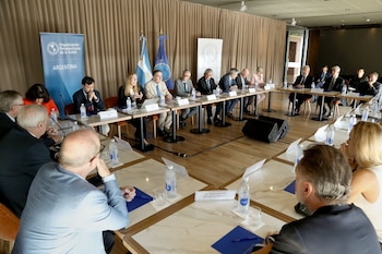 Representantes de la Organización Panamericana