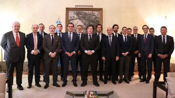 El presidente de Argentina Javier