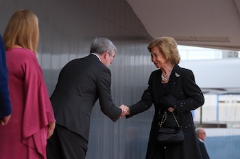 La reina Sofía recibe el