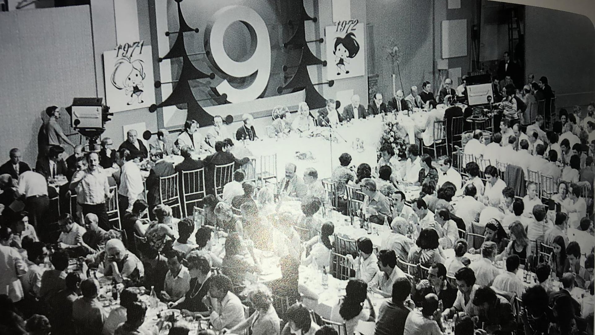 Un clásico del 9: programas en favor de alguna entidad de bien público (Gentileza, archivo personal Omar Romay)