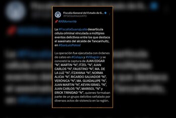 Fiscalía de Guanajuato informó sobre