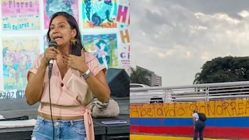 Representante del Pacto Histórico se burló de grafitis insultantes contra Abelardo de la Espriella en Cali antes de la posesión presidencial