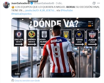 Miguel Borja es uno de