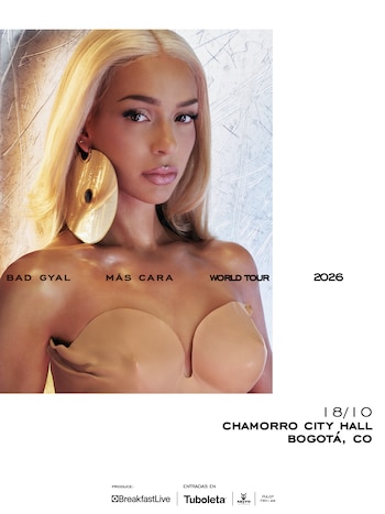 La gira mundial de Bad Gyal abarca 15 ciudades, incluyendo destinos clave como Buenos Aires, Ciudad de México y Nueva York - crédito cortesía Breakfast Live
