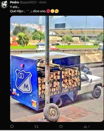 Las redes sociales se llenaron de comparaciones irónicas tras el desempeño del equipo. - crédito X