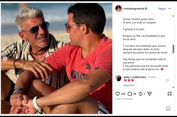 Matias Bagnato recuerda a su madre