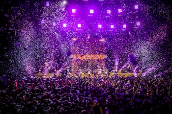 Imagen del cierre del show