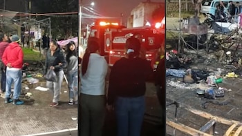 Explosión en bazar deja 2
