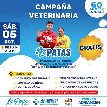 Campaña veterinaria gratuita en La