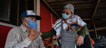 22/07/2020 DDHH.- Bachelet alerta de que la pandemia representa una "amenaza crítica" para los pueblos indígenas.
La Alta Comisionada de Naciones Unidas para los Derechos Humanos, Michelle Bachelet, ha alertado este viernes de que la pandemia de COVID-19, junto a los desafíos medioambientales, representa una "amenaza crítica" para los pueblos indígenas.
POLITICA ESPAÑA EUROPA MADRID SALUD
OPS/KAREN GONZÁLEZ ABRIL