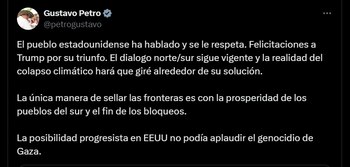 Gustavo Petro se pronunció tras