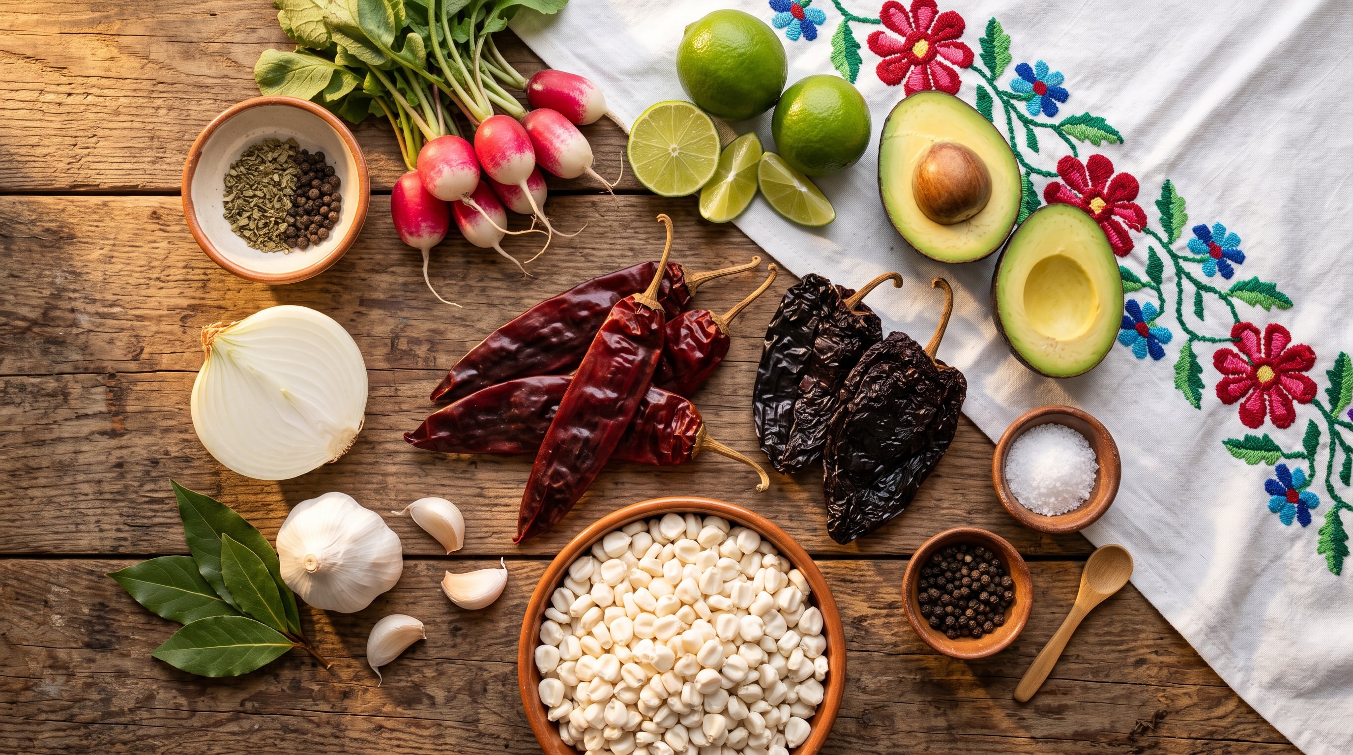 Preparar un buen pozole rojo requiere paciencia: la clave está en no apresurar la cocción del maíz cacahuazintle ni la reducción de la salsa de chiles. (Imagen Ilustrativa Infobae)