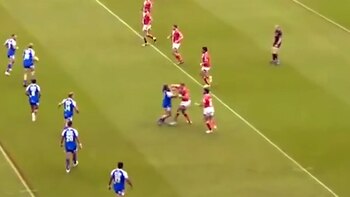 El momento del golpe de