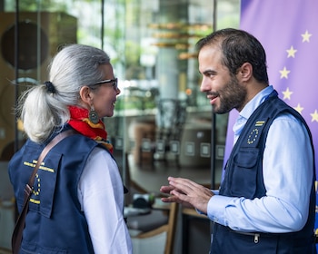 Observadores de la Unión Europea y OEA ya se despliegan a nivel nacional para las Elecciones 2026. (Foto: Misión de Observación Electoral de la Unión Europea en Perú 2026)