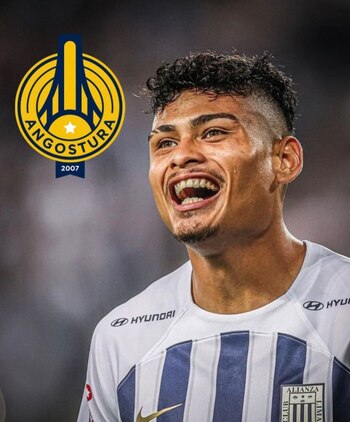 Jeriel de Santis, en el radar del Angostura FC de la Liga FUTVE. - Crédito: Difusión
