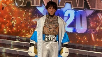 Alex Cannigia durante su participación