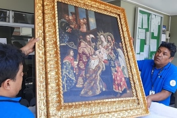 Pintura 'Adoración de los Reyes