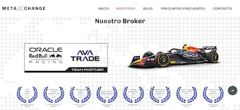 La apariencia de empresa confiable permitió a Metaxchange Capital participar en eventos de NASCAR y tenis, aumentando su visibilidad y credibilidad. (Captura de pantalla)