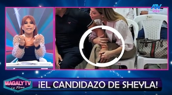 Sheyla Rojas no soportó parodia sobre su cercanía con Joaquín Ramírez y lanzó reclamo en Instagram. Captura: Magaly TV La Firme.