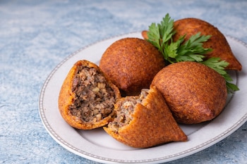 Las croquetas de keppe frito,