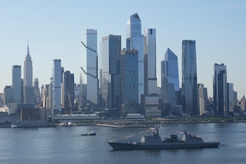 Desfile de barcos en Nueva York