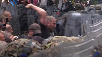 Enfrentamientos entre los soldados de