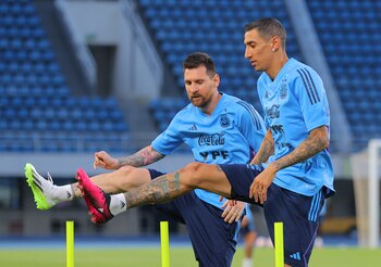 Ángel Di María y Lionel