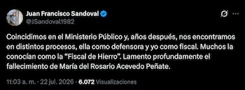 La exfiscal asumió investigaciones de redes delictivas y casos de alto impacto dentro del sistema penal de Guatemala.