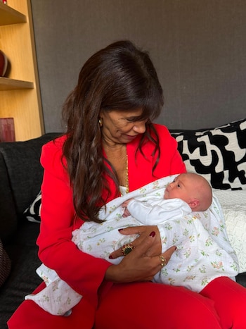 Anamá Ferreira presentó a su nieta Amalia Josefina y emocionó a sus seguidores