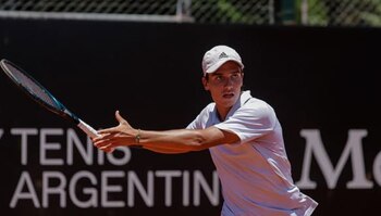 Lucio Ratti durante su participación en el AAT Challenger edición TCA, en enero pasado (Crédito: Omar Rasjido / Prensa AAT)