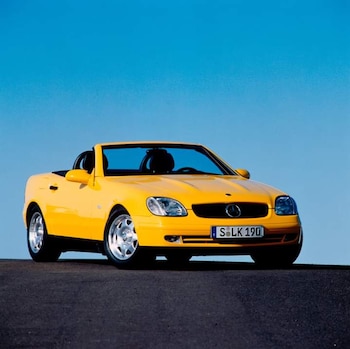 Imagen de un Mercedes SLK,
