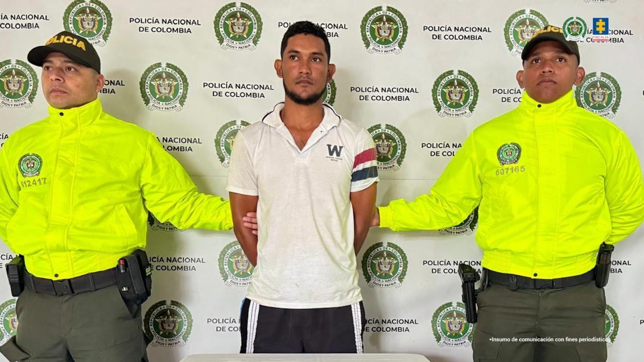 En El Bagre, fue judicializado Eider Emiro Rivera Morales, conocido como alias Sebastián, presunto cabecilla urbano de la subestructura Uldar Cardona Rueda del Clan del Golfo - crédito Fiscalía