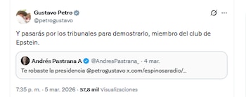 Gustavo Petro hizo crítica a