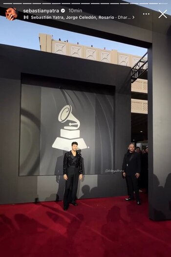 Sebastián Yatra llegó a la