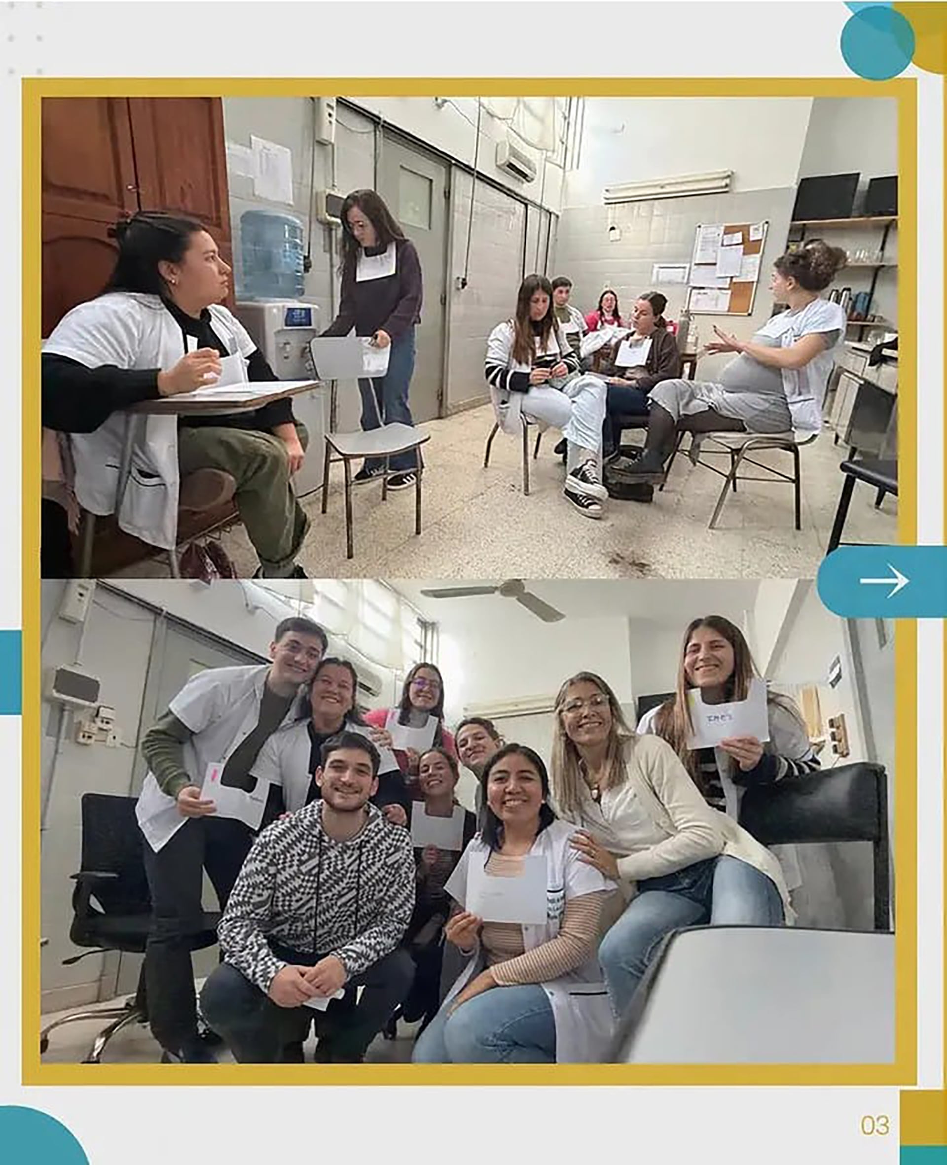 Taller de Medicina Narrativa con médicos residentes de Pediatría en el Hospital de Niños