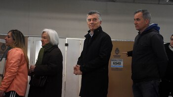 Mauricio Macri votó en el