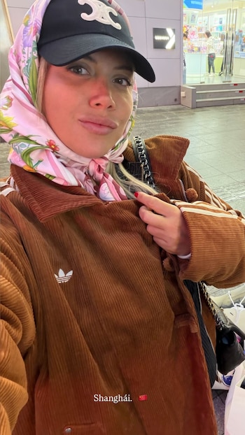 Wanda Nara comparte una selfie