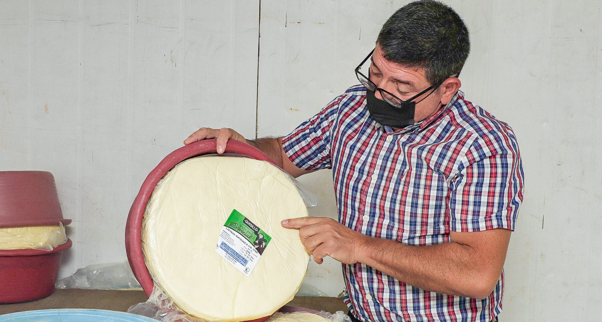 Muestra del producto final, luego de todo el proceso que tuvo la leche (foto: MAG)